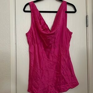 Chloe Kristyn 4111 Non-Stretch Cami Blouse Pink Women's Size 2x